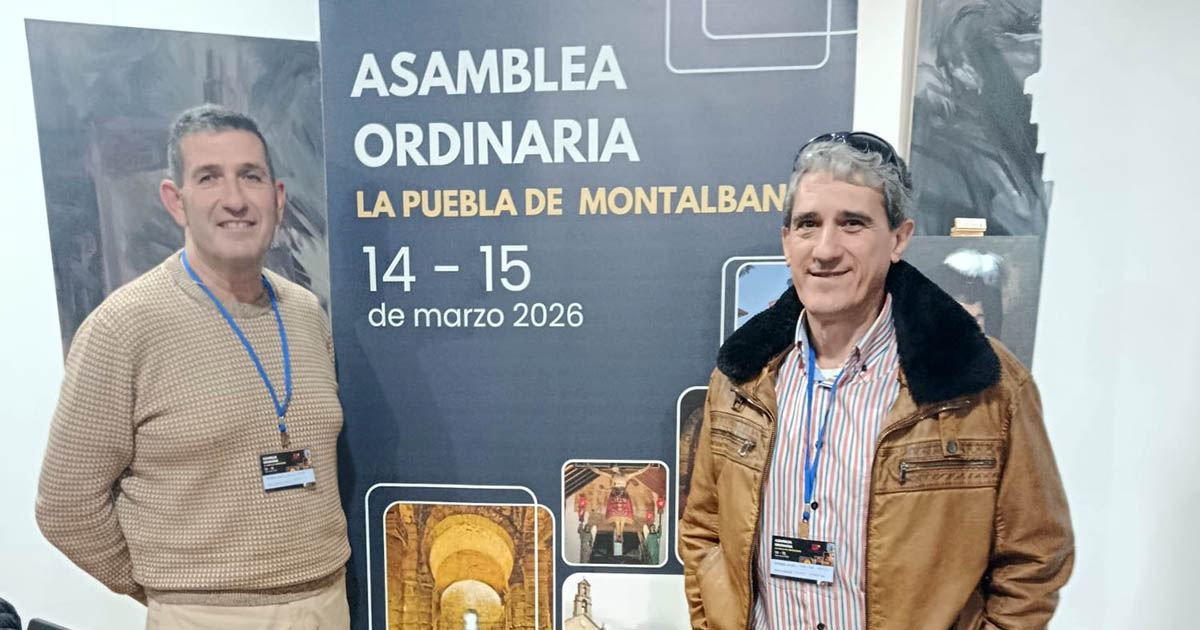 El presidente y vicepresidente de Mancha Verde en La Puebla de Montalbán